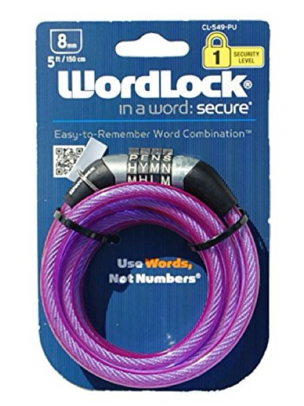 WordLock 8 mm Cable Bike Lock